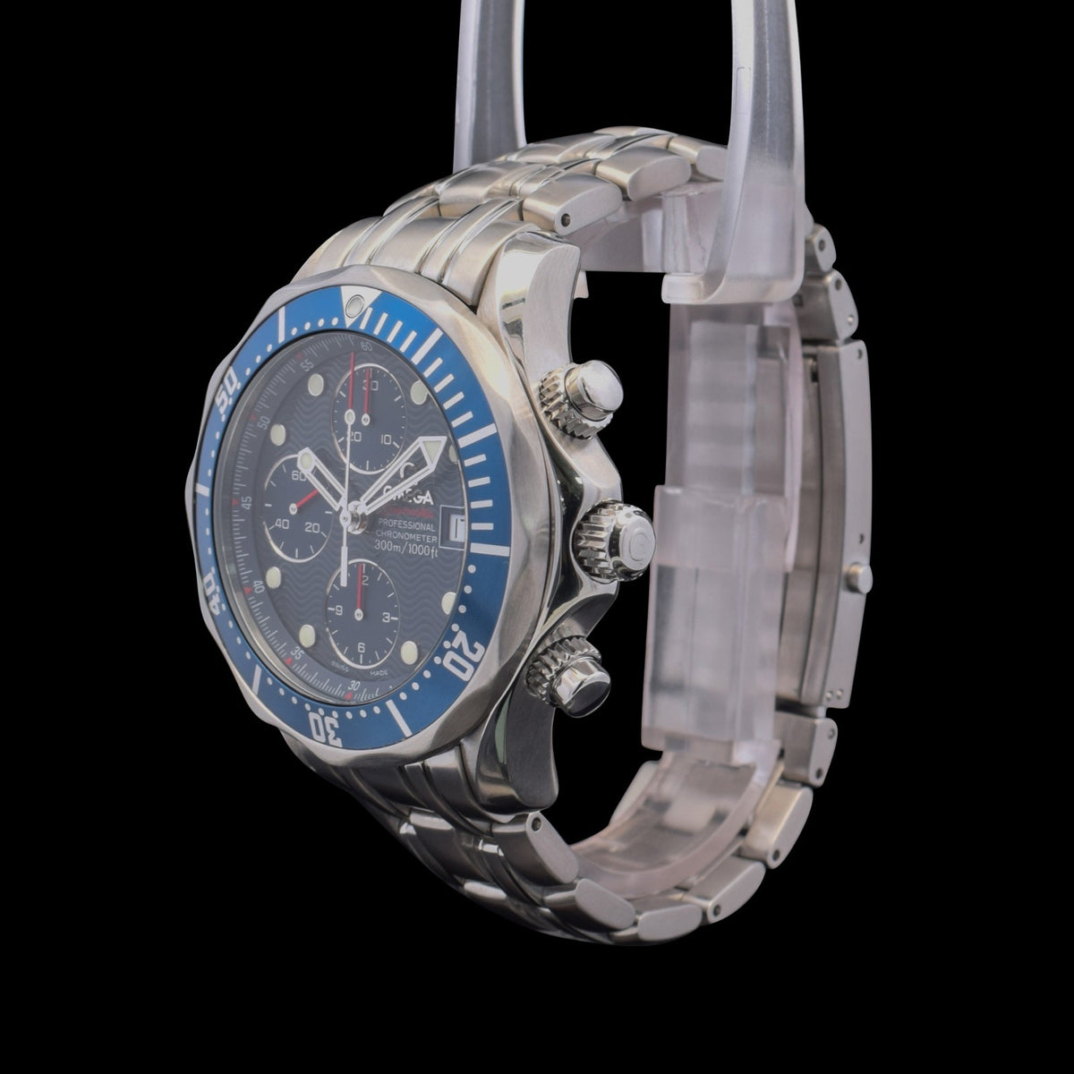 Omega Seamaster Professional Diver 300M Chronograph | Blue Wave Dial I 2225.80