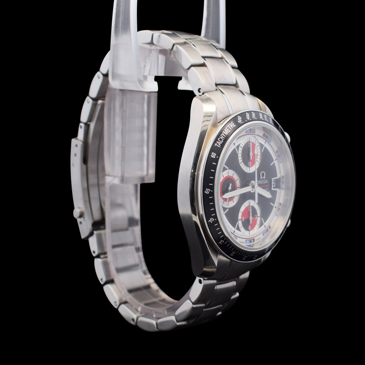 Omega Speedmaster Date “Casino Dial” | Black Dial w/Red Accents | Ref. 3210.52