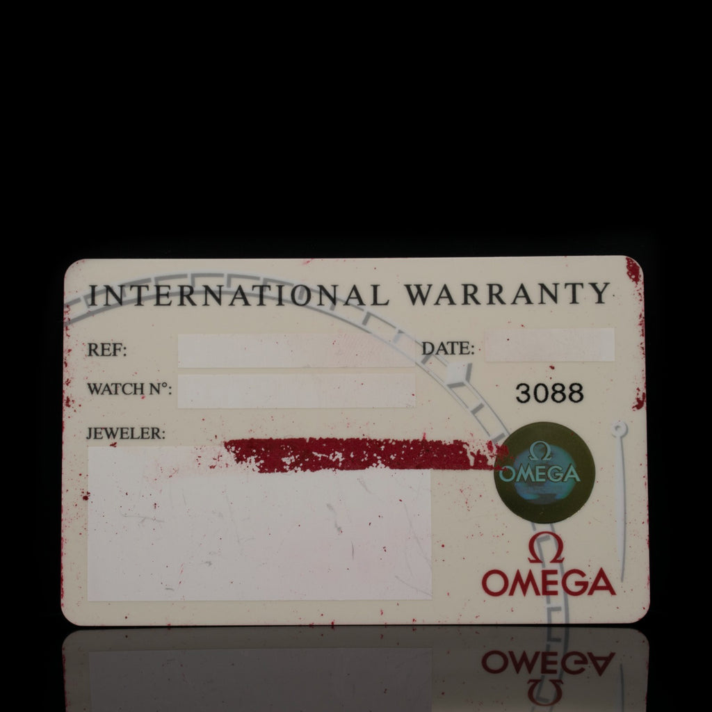 Omega Speedmaster Date 39mm White/Silver Dial | Ref 3513.30 with Card I
