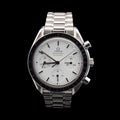 Omega Speedmaster Reduced Albino | Rare White Dial | Ref. 3510.20 with Card I