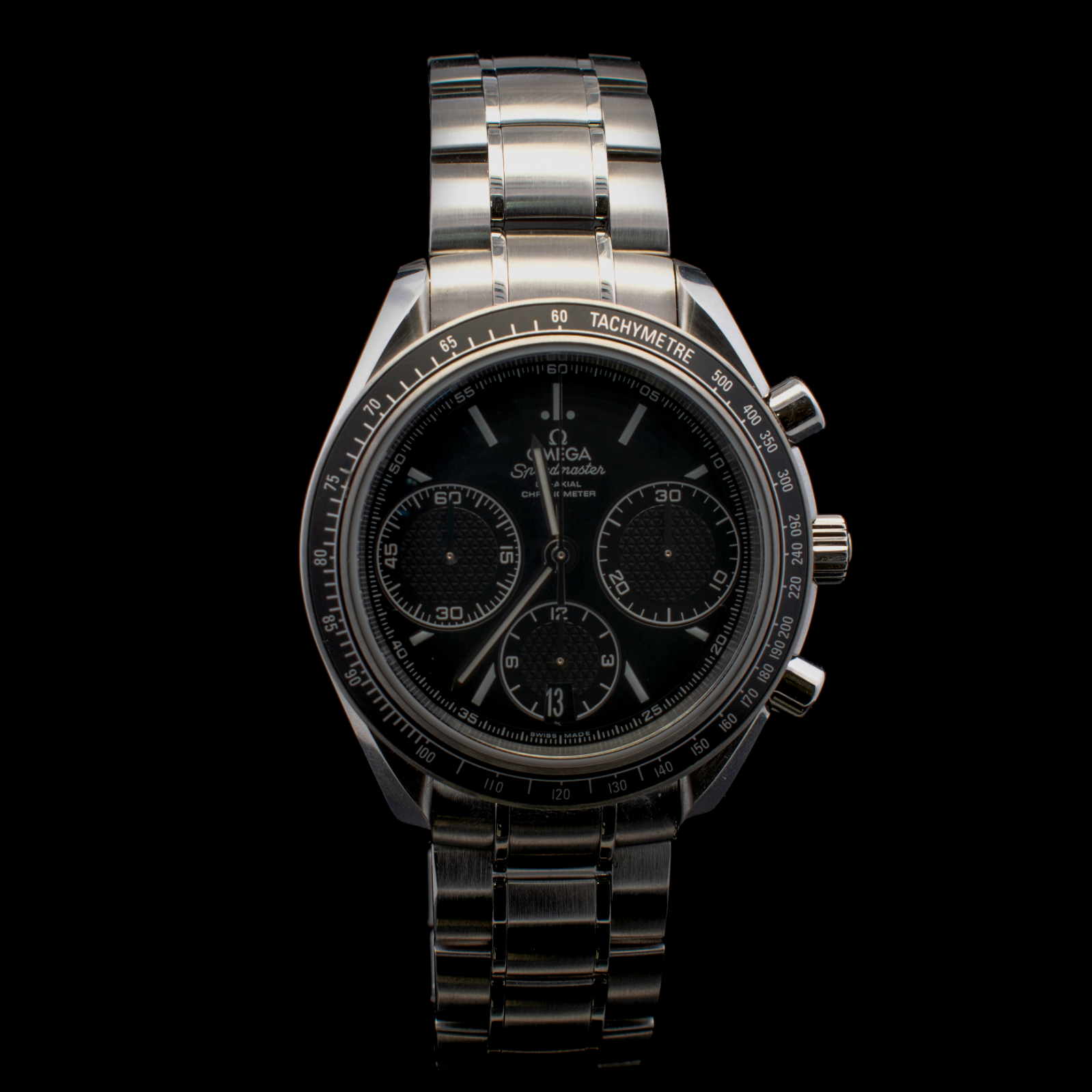 Omega Speedmaster Racing | Black Racing Dial | Clous de Paris Subdials | 40mm |