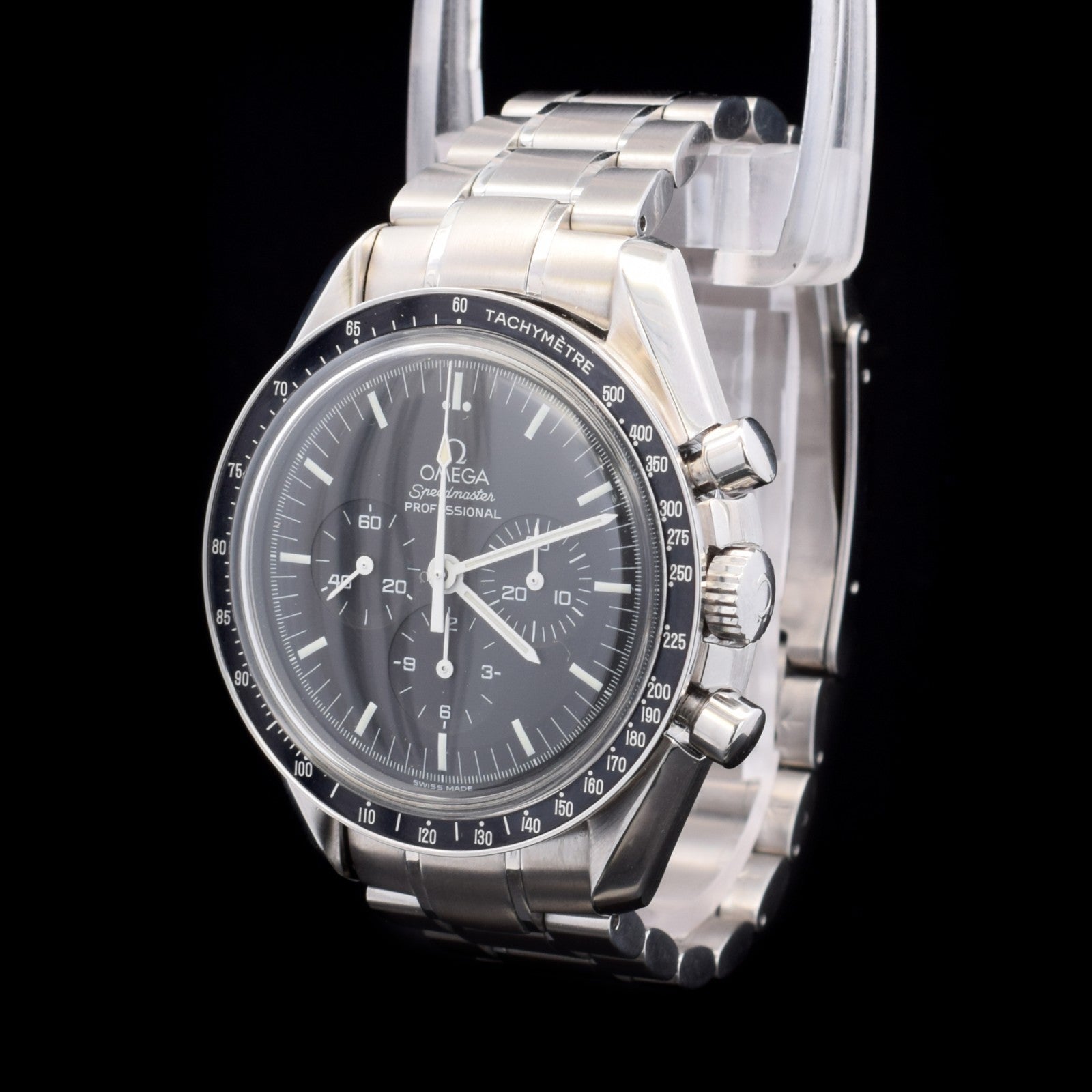 Omega Speedmaster Professional Moonwatch | 1498/840 Bracelet | 42mm Black Dial |