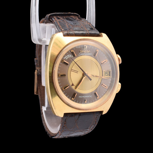 Omega Seamaster Memomatic | Gold-Plated Automatic Alarm | Omega Buckle