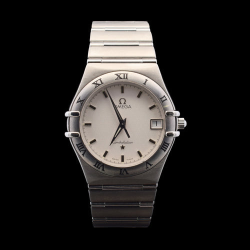 Omega Constellation Manhattan | 33.5mm Silver Textured Dial |Ref. 1512.30