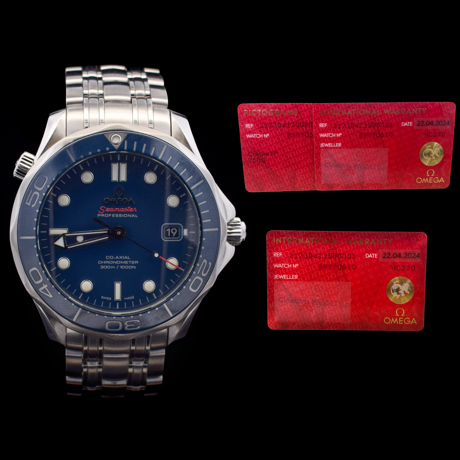 Omega Seamaster Diver 300 M 41mm Blue Dial | Co-Axial | Ref 212.30.41.20.03.001
