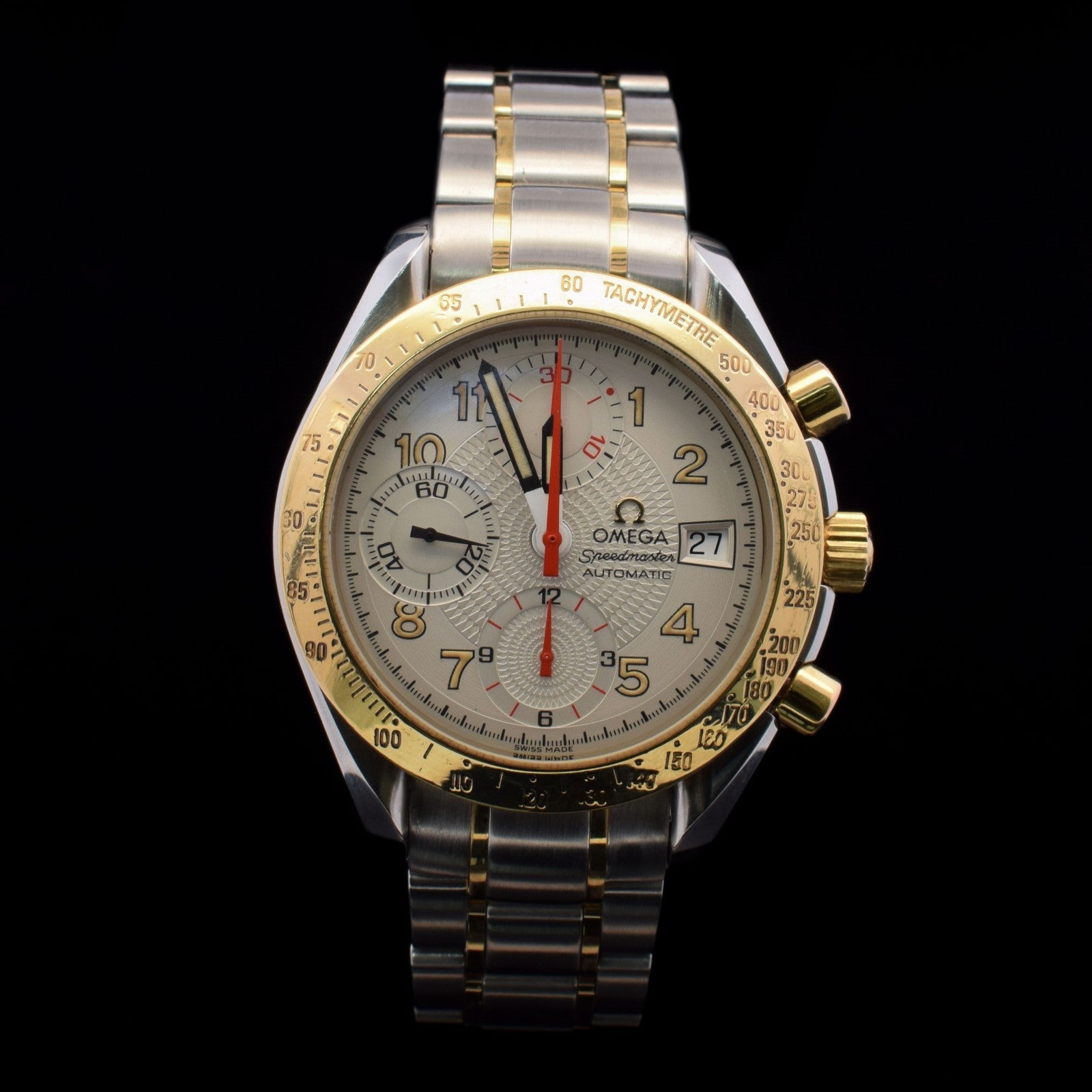 Omega Speedmaster Mark White Guilloché Racing Dial | Two-Tone | Ref. 3313.33 I