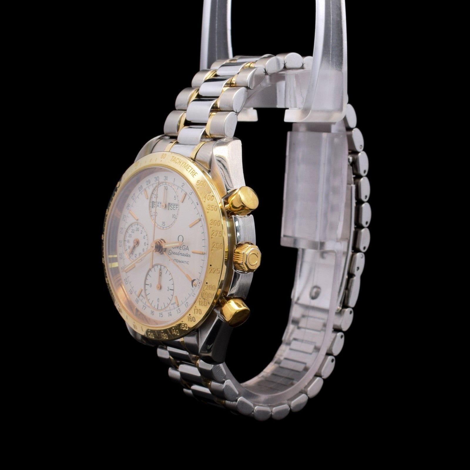 Omega Speedmaster Triple Date | Two-Tone | Warm Silver/Cream Dial | Ref. 3321.30