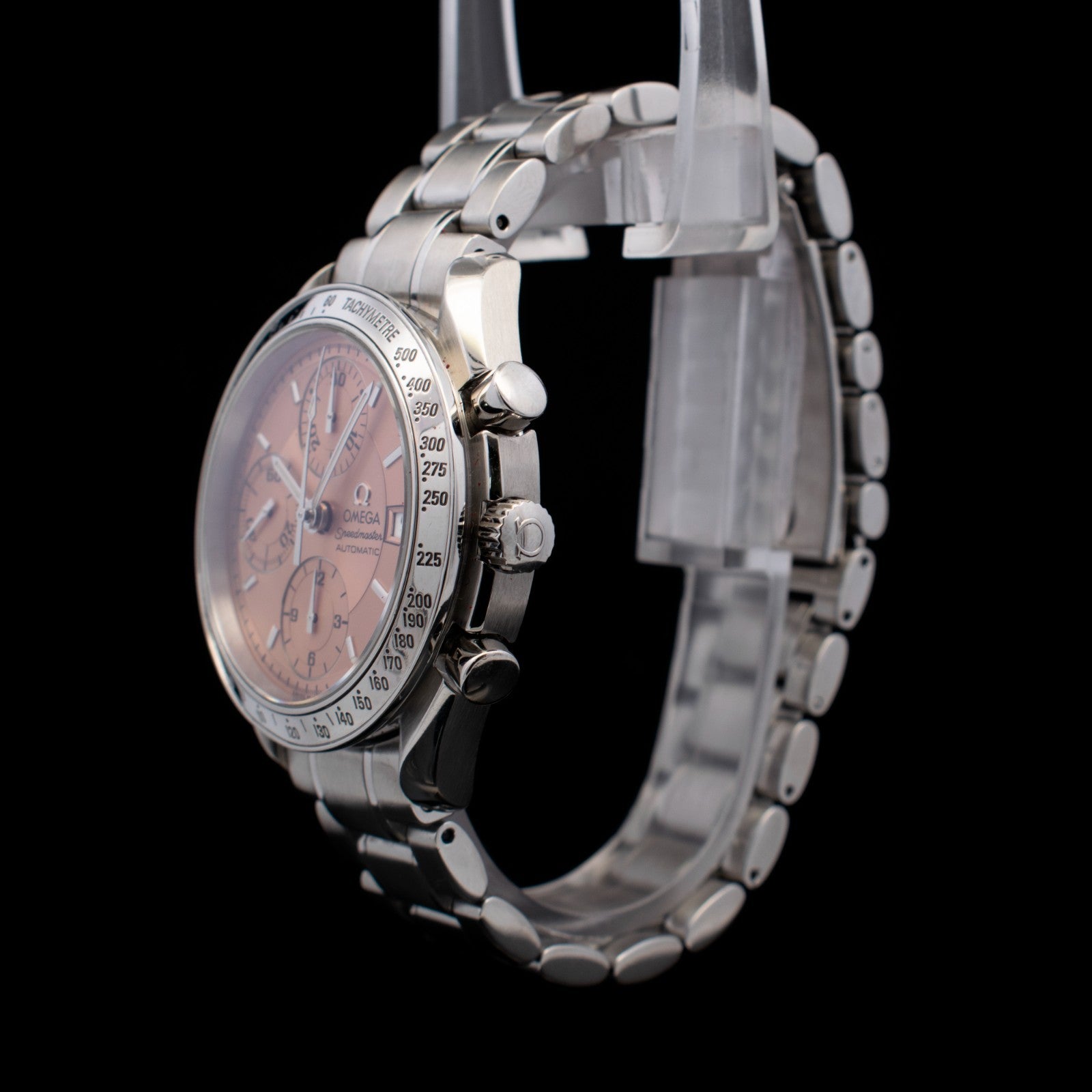Omega Speedmaster Date $4,295 Salmon Dial | Japanese Edition | Ref 3513.60 with