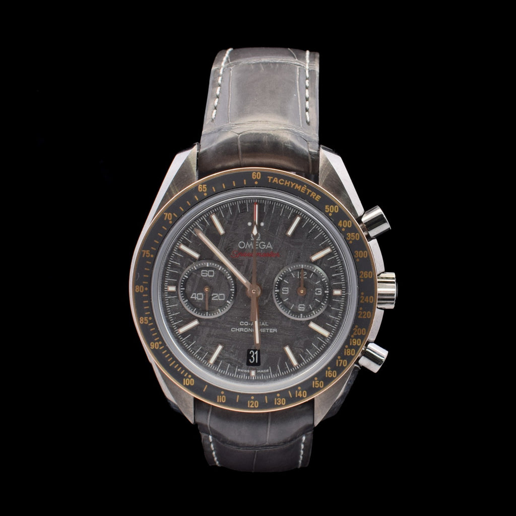 Omega Speedmaster Grey Side of the Moon Meteorite | Sedna Gold Bezel |