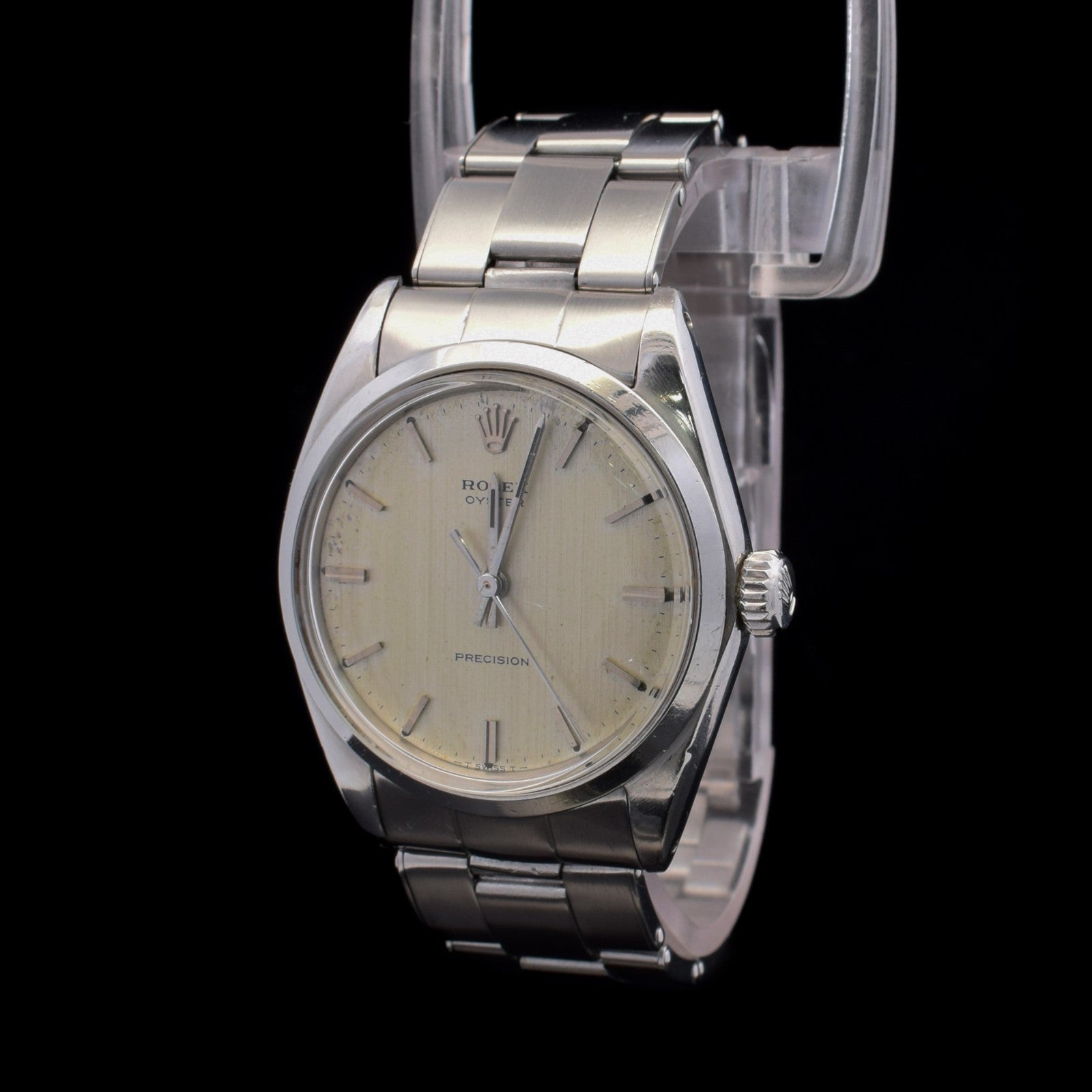 Rolex Oyster Precision 34mm | Silver Linen Dial | Manual Wind |  | Ref. 6426
