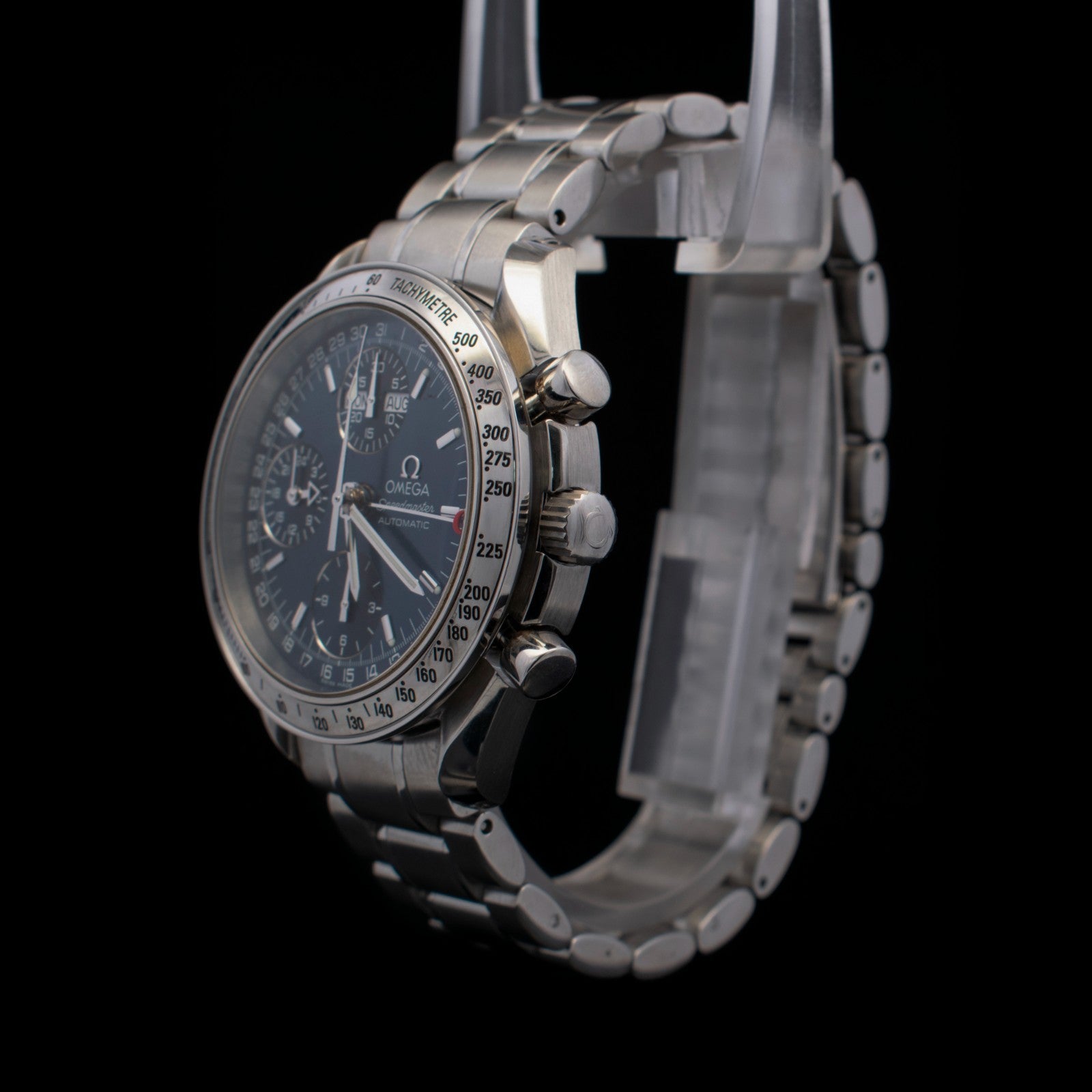 Omega Speedmaster Triple Calendar | Day-Date | 39mm Blue Dial | Ref 3523.80