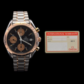 OMEGA 3316.50 Speedmaster Date black Dial Automatic Pink Gold Stainless Steel