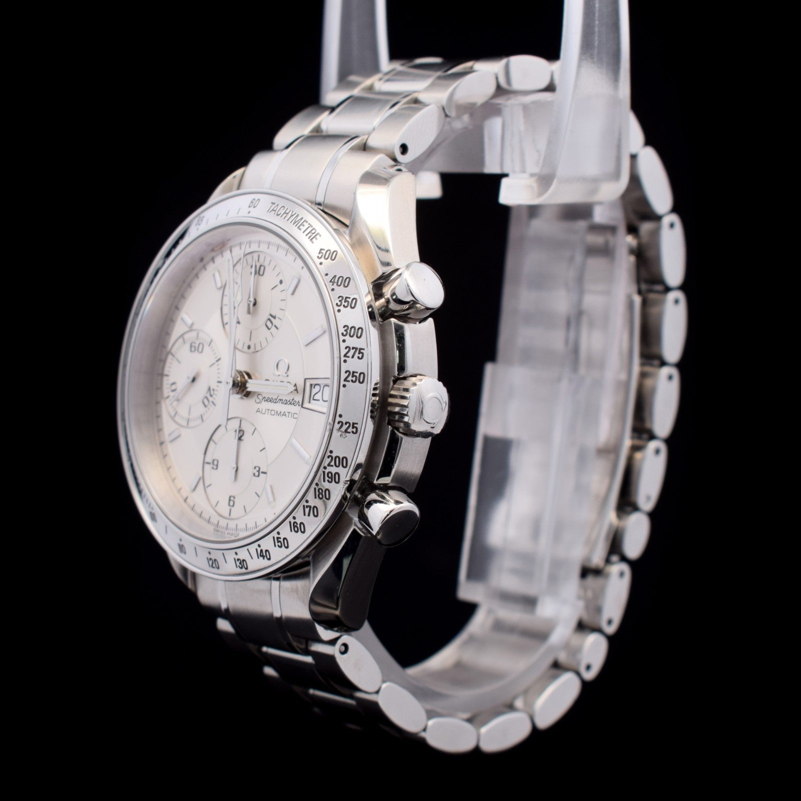 Omega Speedmaster Date 39mm White/Silver Dial | Ref 3513.30 with Card