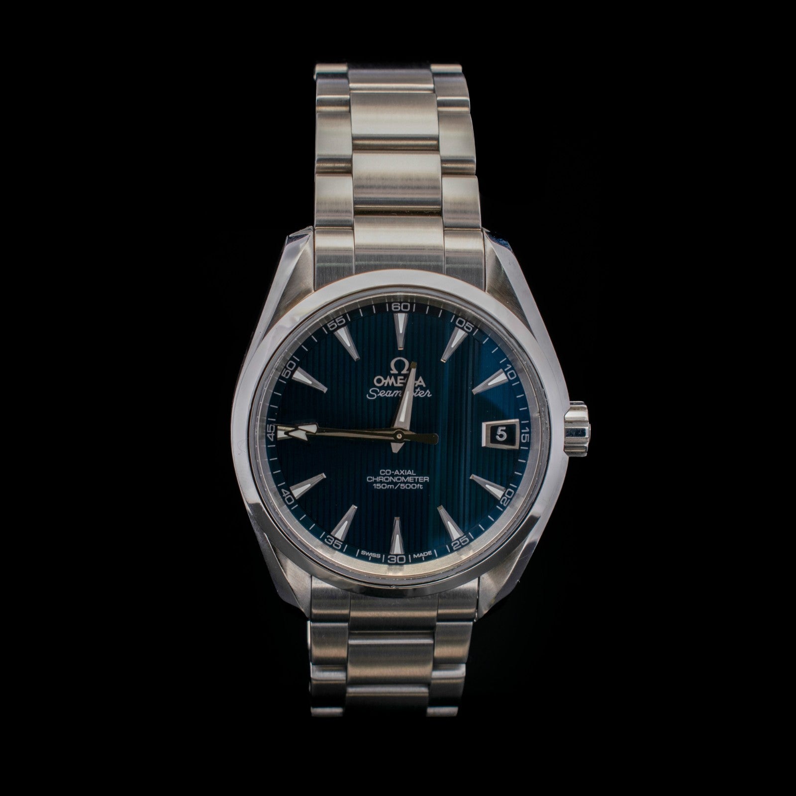 Omega Seamaster Aqua Terra “Skyfall” 38.5mm | Blue Teak Dial |