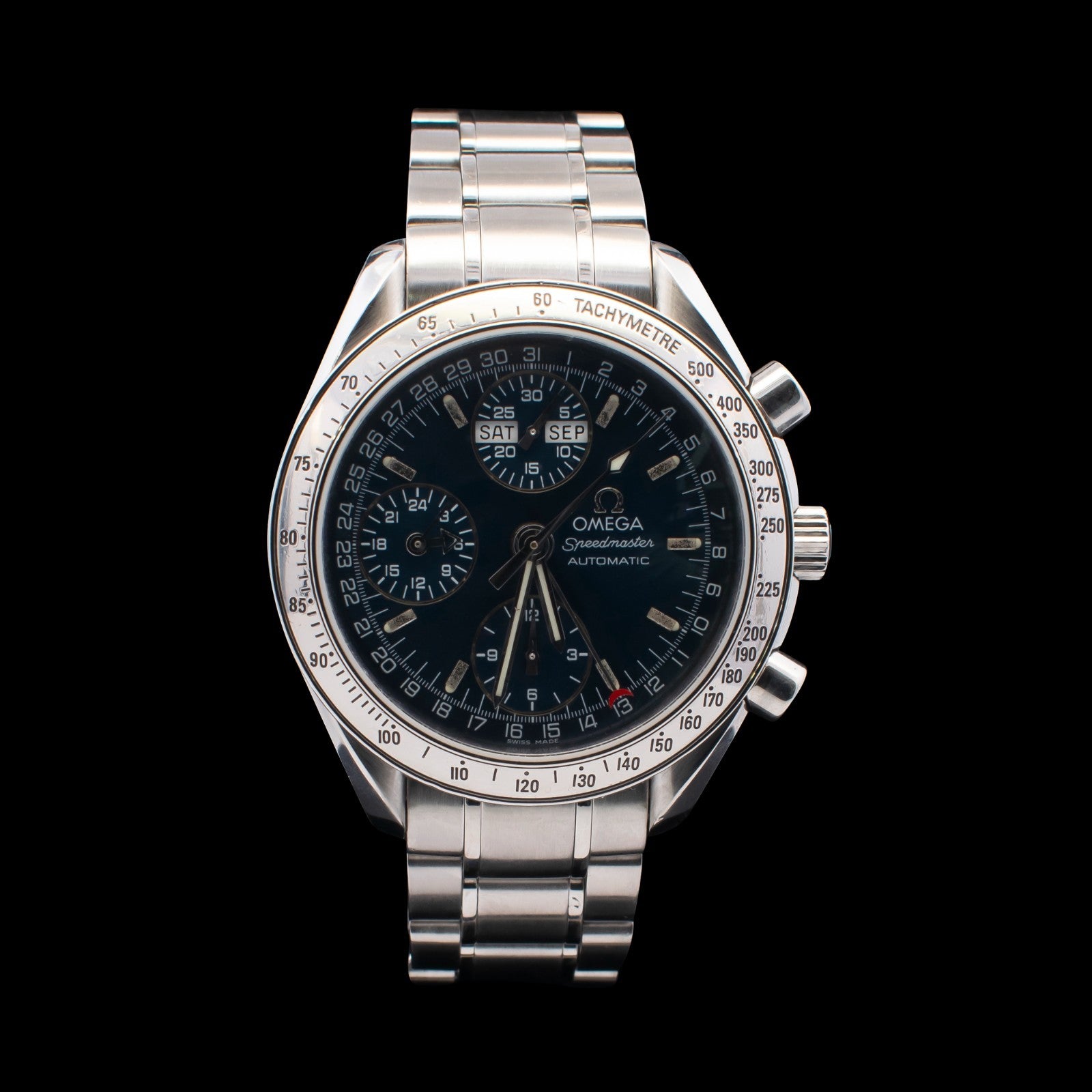 Omega Speedmaster Day-Date Triple Calendar 39mm | Blue Dial | Ref. 3523.80