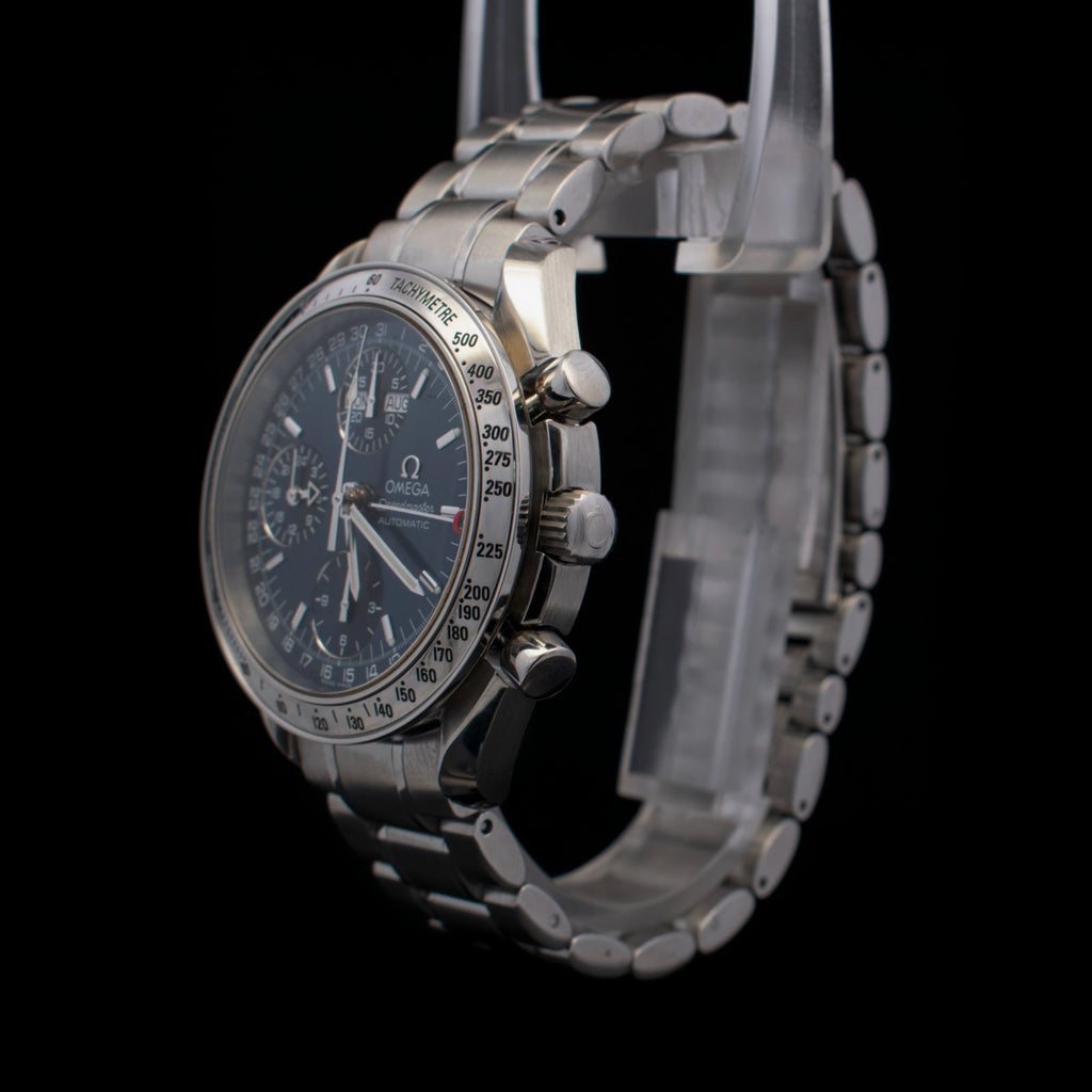 Omega Speedmaster Triple Calendar | Day-Date | 39mm Blue Dial | Ref 3523.80 I