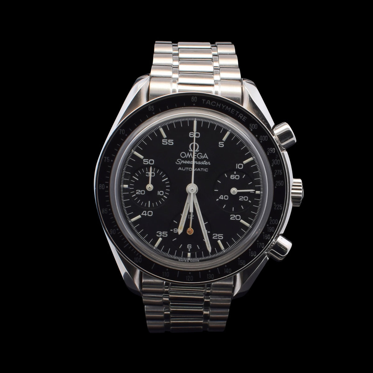 Omega Speedmaster Reduced | 39mm Black Dial | Ref. 3510.50 with card
