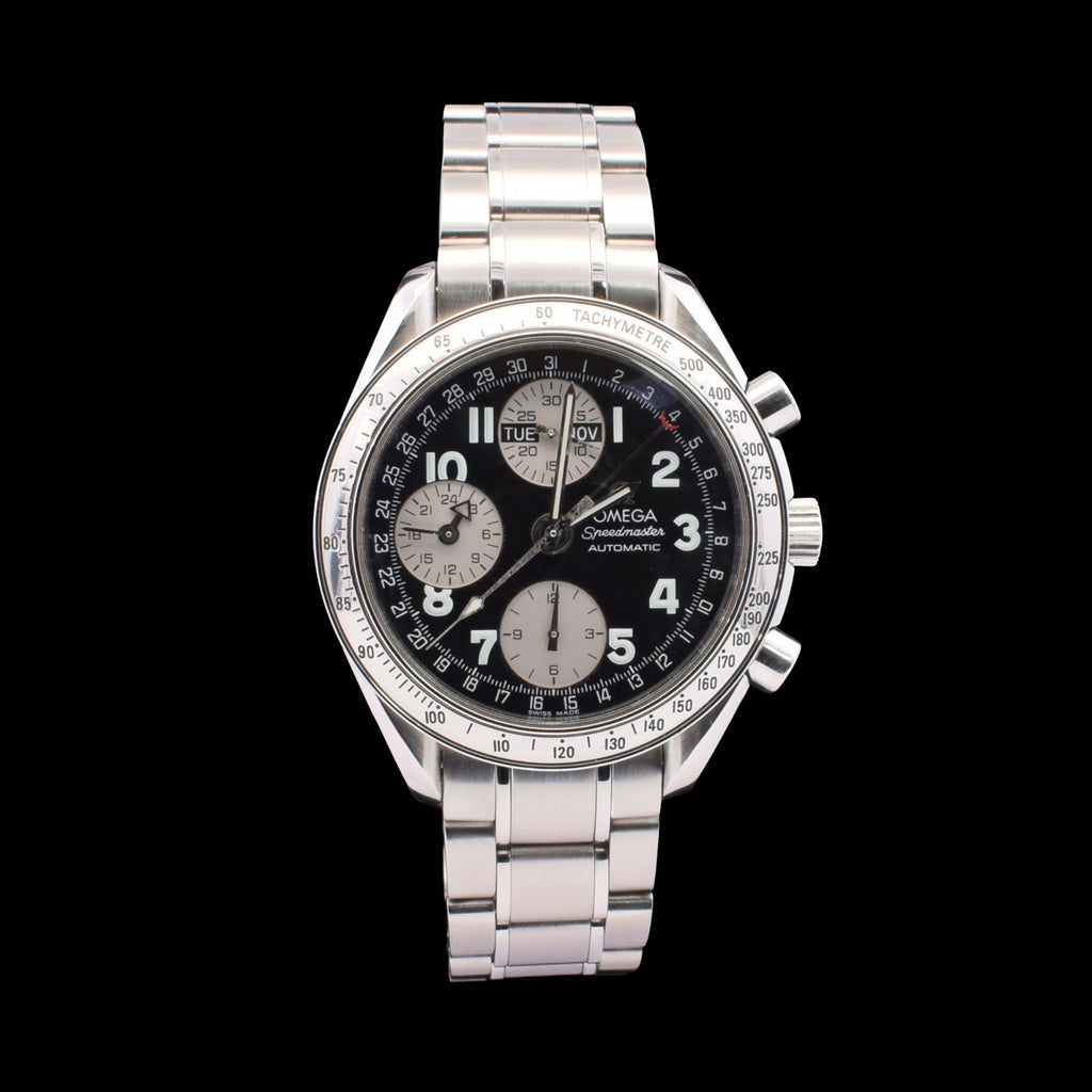 Omega Speedmaster Triple Calendar | Rare Black Arabic Dial | Ref. 3523.51