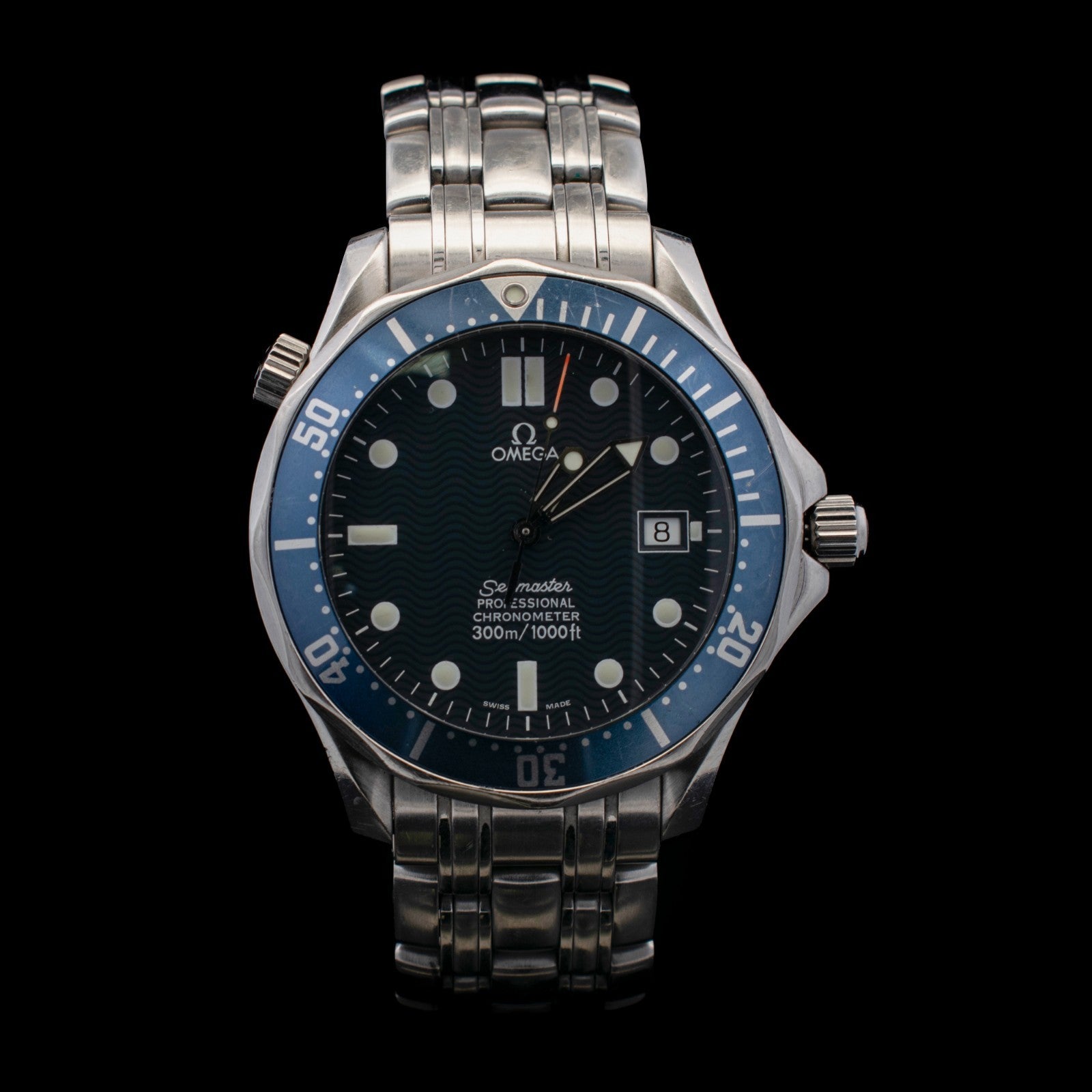 Omega Seamaster Date 41mm | Blue Wave Dial | Ref 2531.80 with Car
