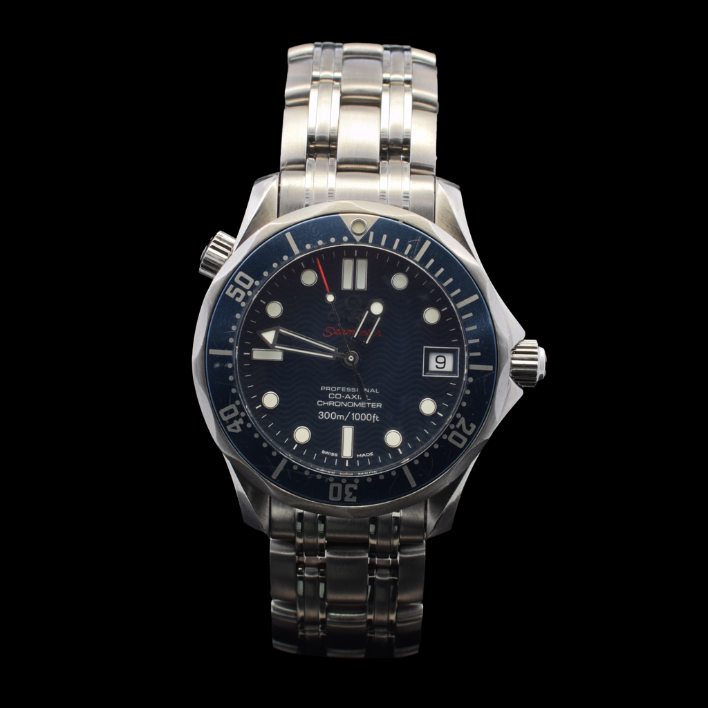 Omega Seamaster Professional Diver 300M “Bond” Midsize | Blue Wave Dial 2222.80