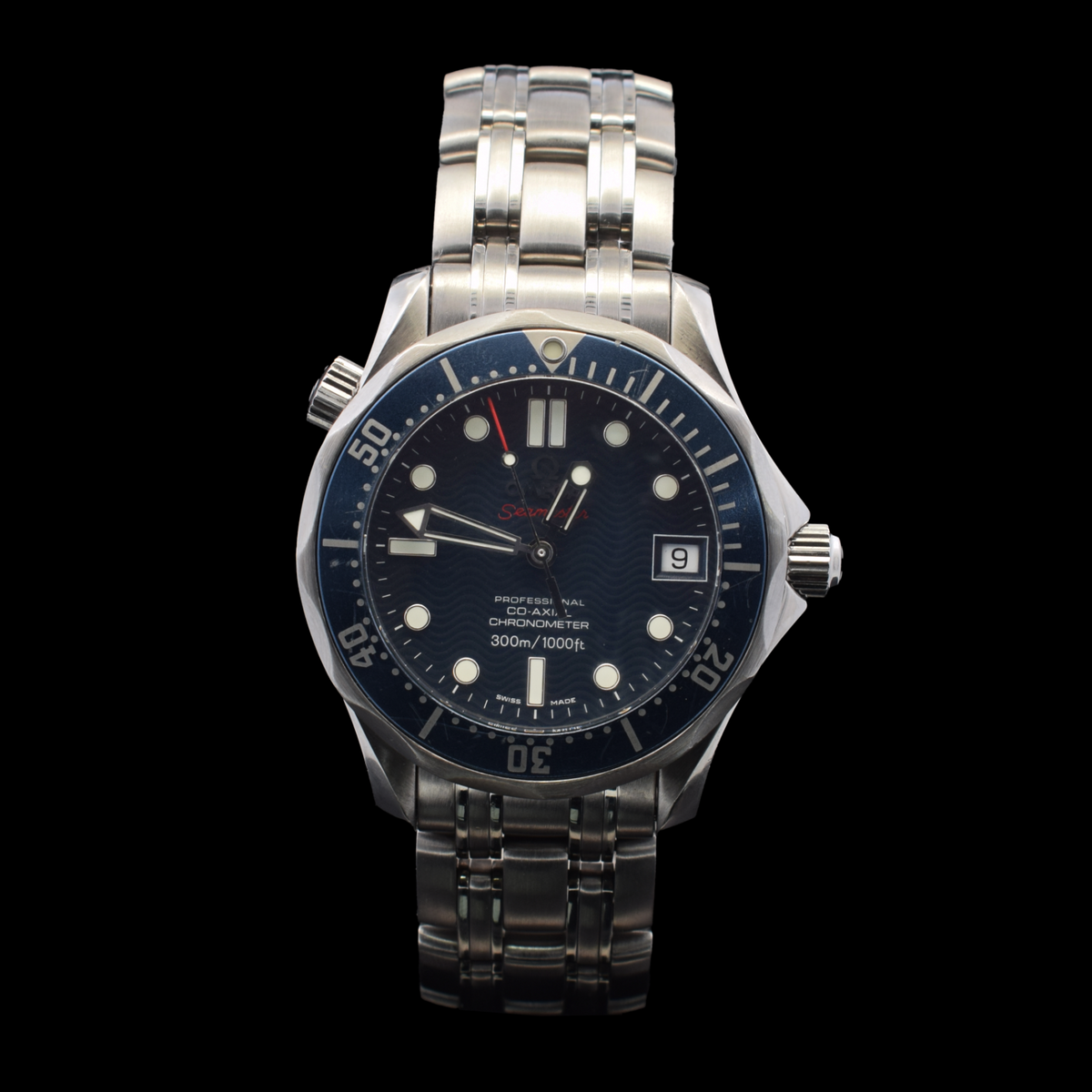 Omega Seamaster Professional Diver 300M “Bond” Midsize | Blue Wave Dial 2222.80
