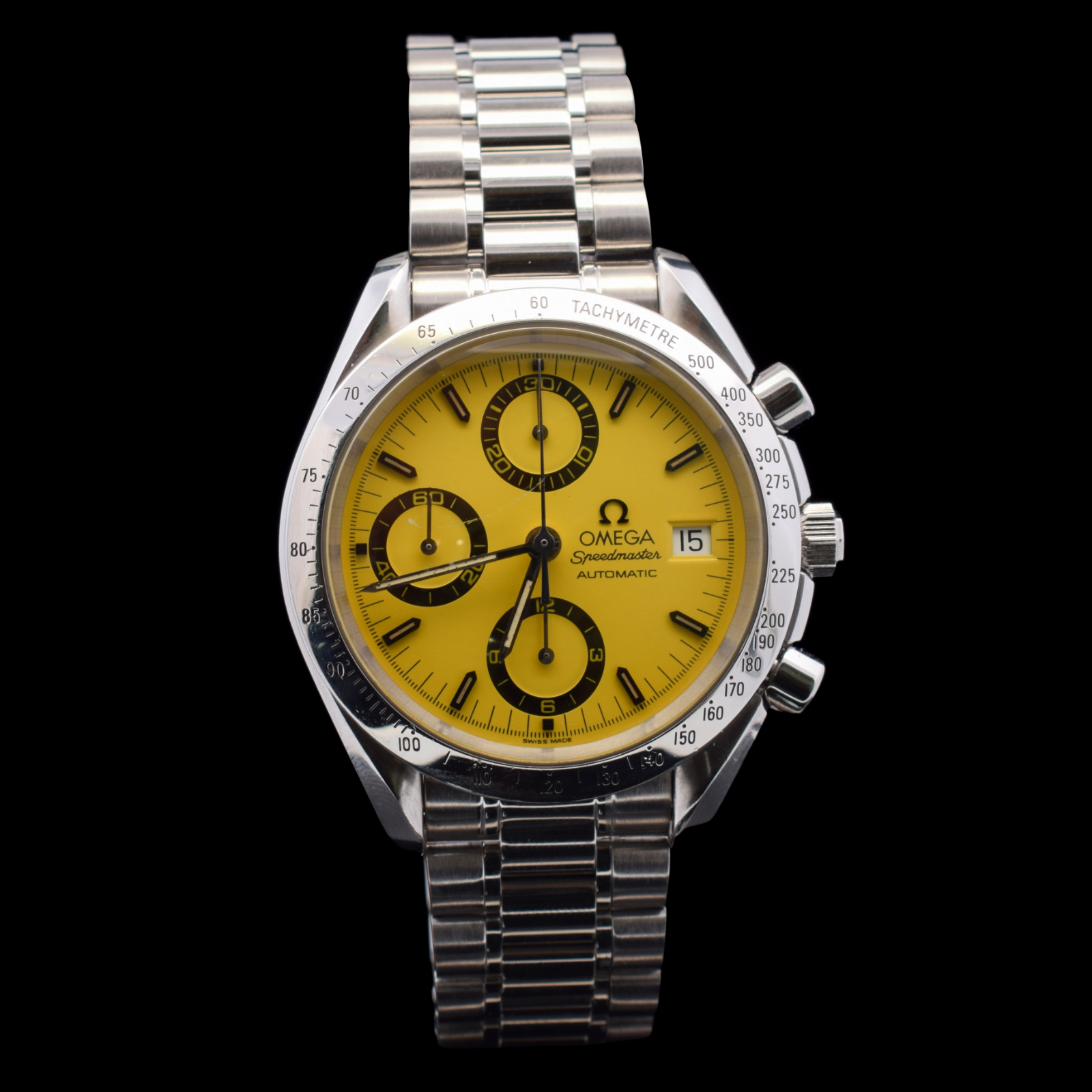 Omega Speedmaster | Michael Schumacher 39mm | Yellow Dial | Ref 3511.12 | Card