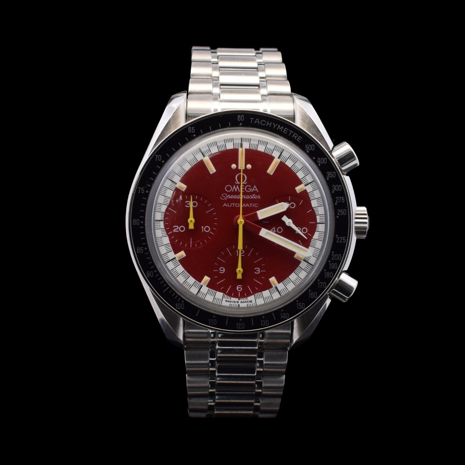 Omega Speedmaster Reduced “Michael Schumacher” | Ferrari Red Dial | Ref. 3510.61
