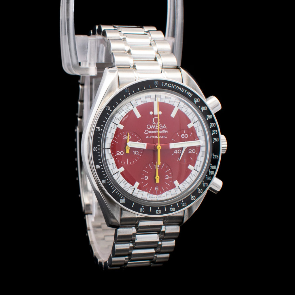 Omega Speedmaster Reduced “Michael Schumacher” | Ferrari Red Dial | Ref 3510.61