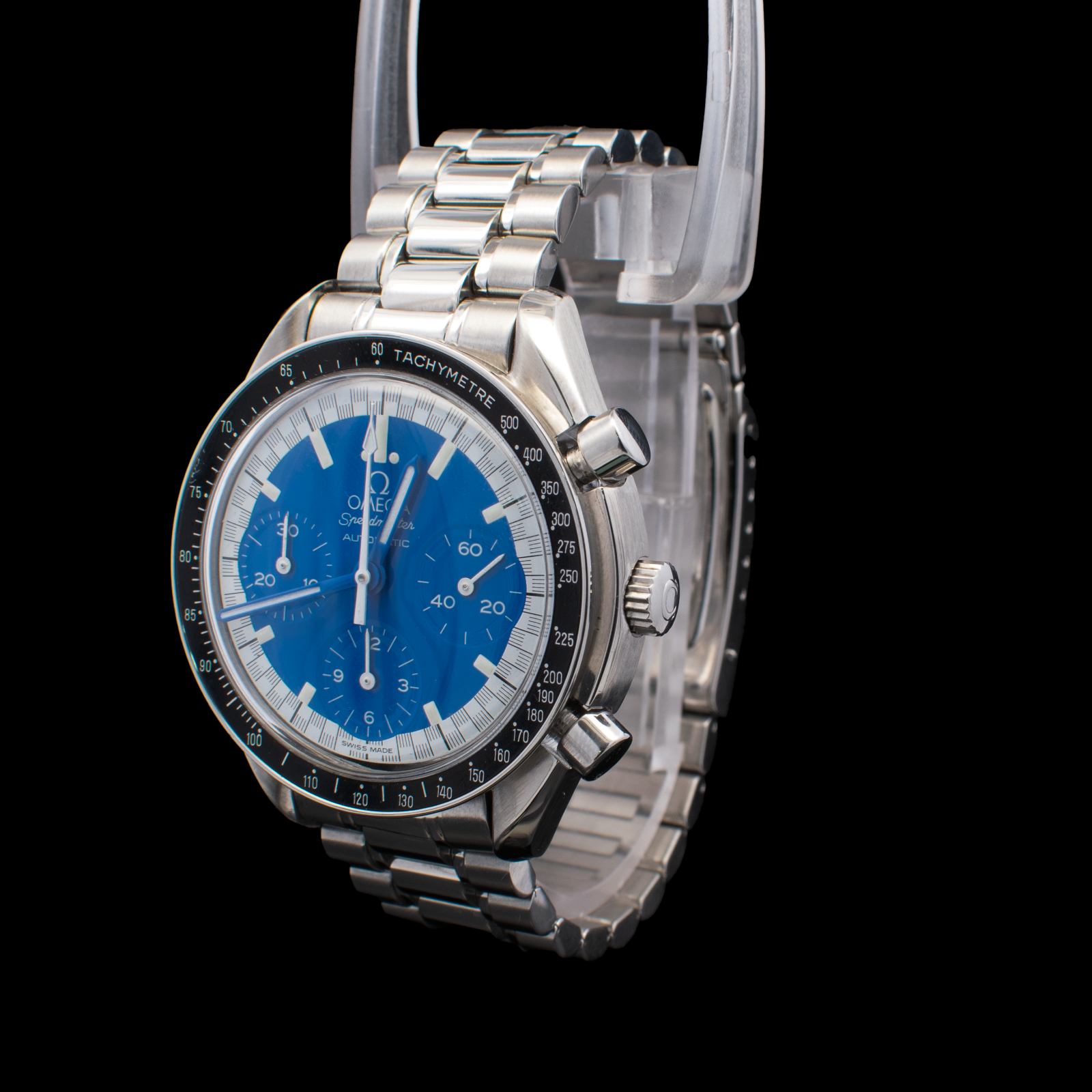 Omega Speedmaster Schumacher | Blue Dial 39mm | Non-OEM Hands| Ref. 3510.80
