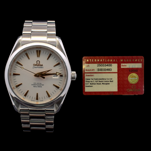 Omega Seamaster Aqua Terra 150M | White Dial | Ref. 2503.34 with Card