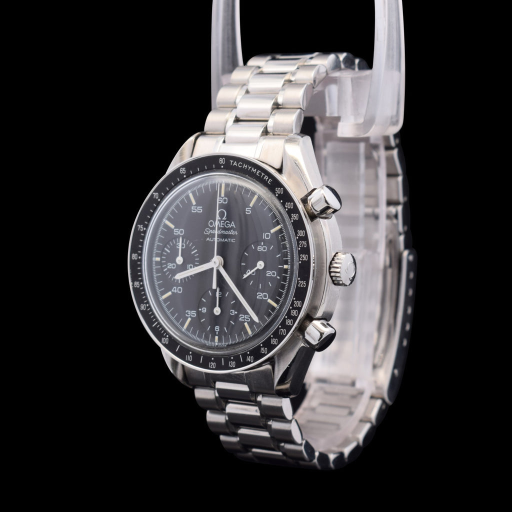 Omega Speedmaster Reduced | Black Dial with Light Yellow Patina | Ref 3510.50