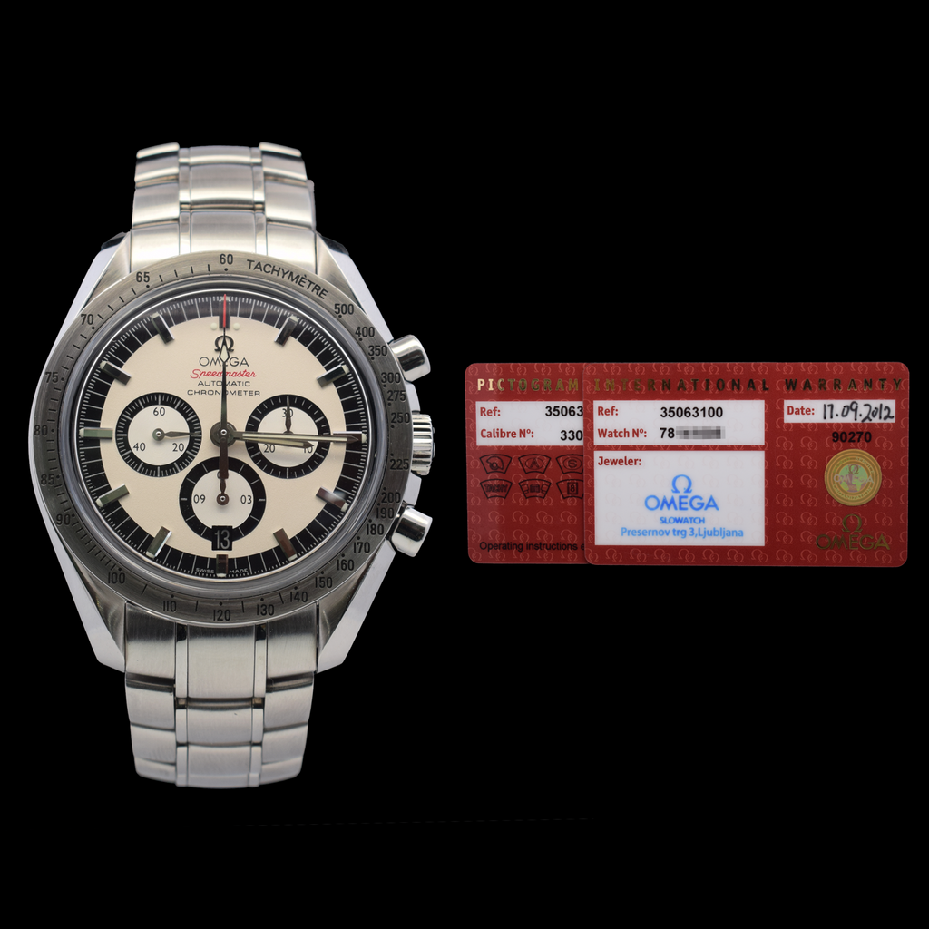 Omega Speedmaster Michael Schumacher Legend | Panda Dial |Ref. 3506.31 with Card