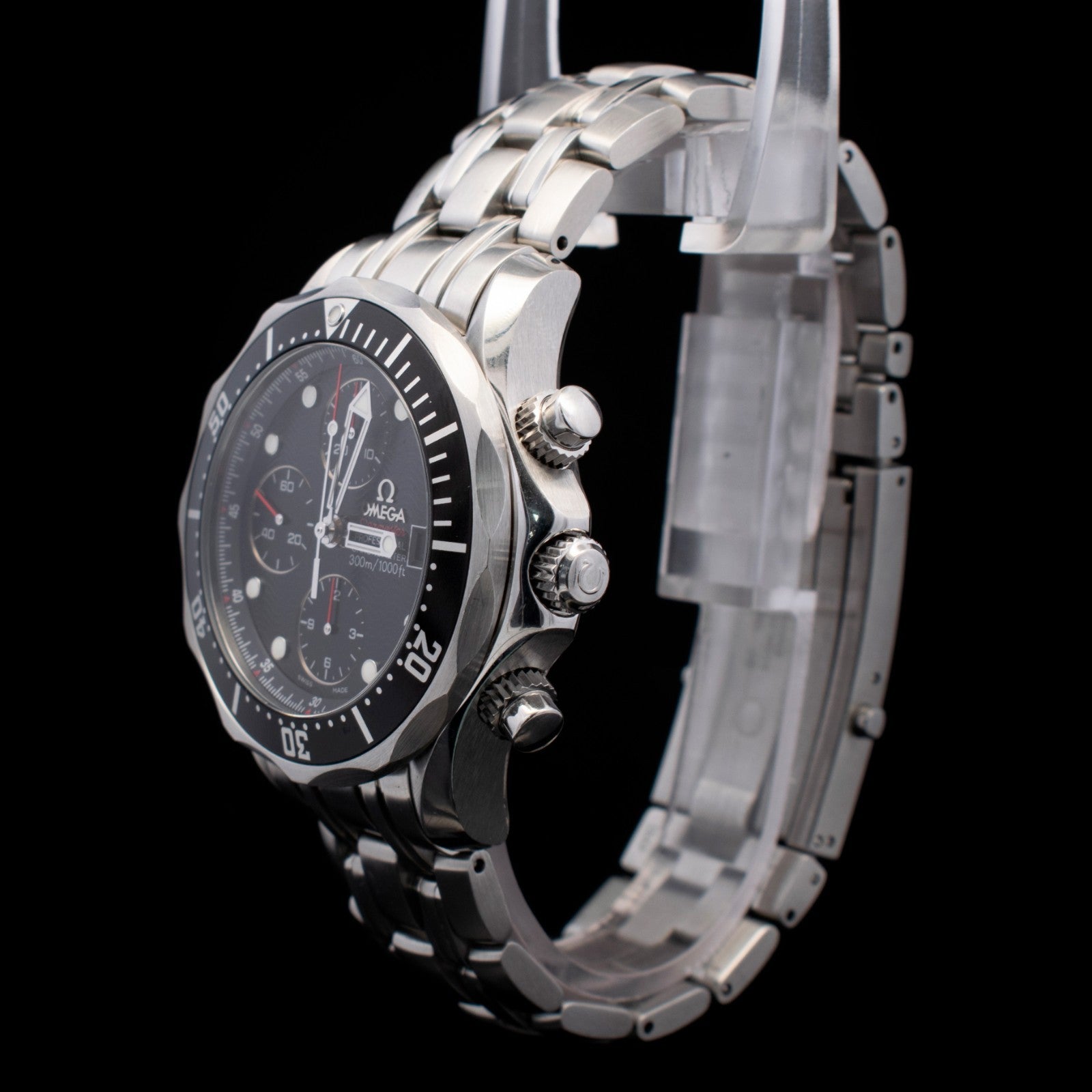 Omega Seamaster Diver 41.5MM Black Dial | Ref. 213.30.42.40.01.001 with Card