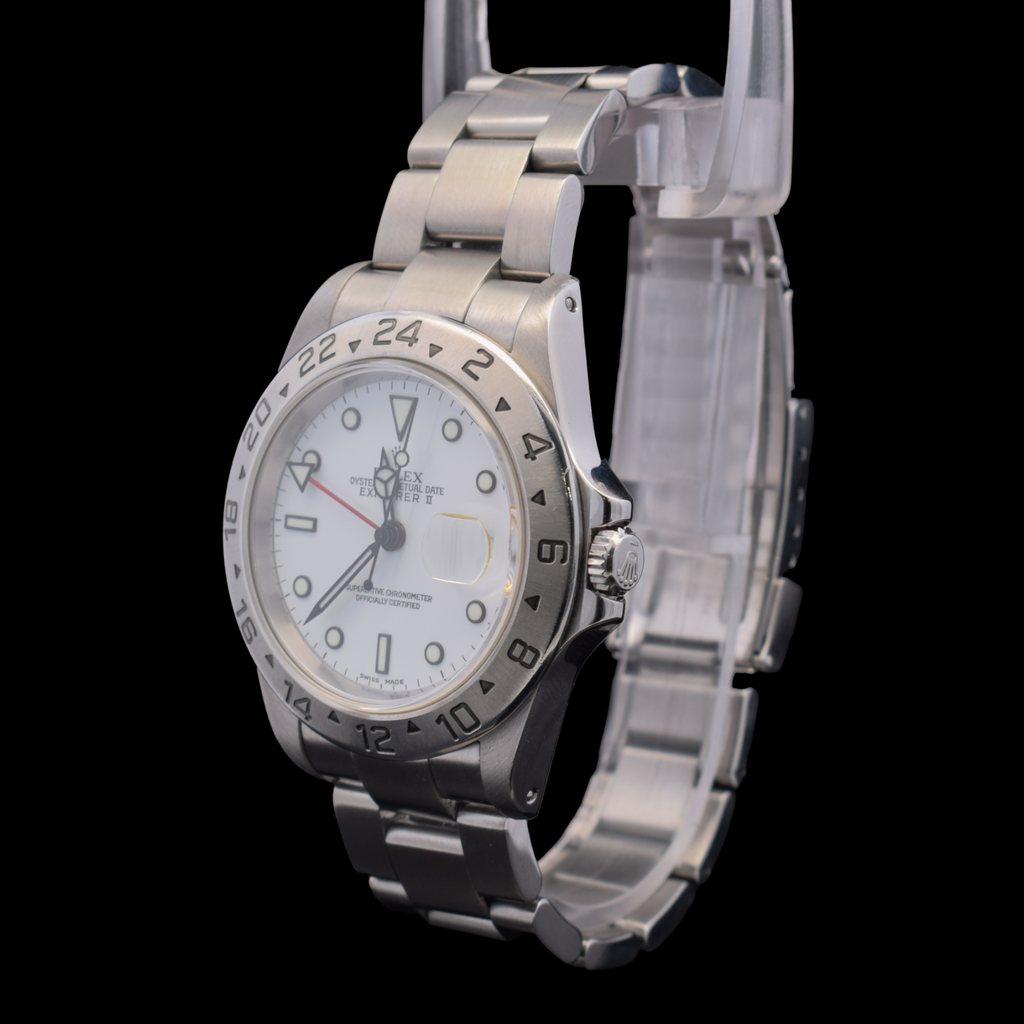 Rolex Explorer II “Polar” | 40mm White Dial | Ref. 16570 | K Serial