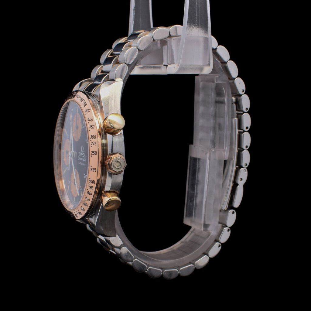 OMEGA 3316.50 Speedmaster Date black Dial Automatic Pink Gold Stainless Steel
