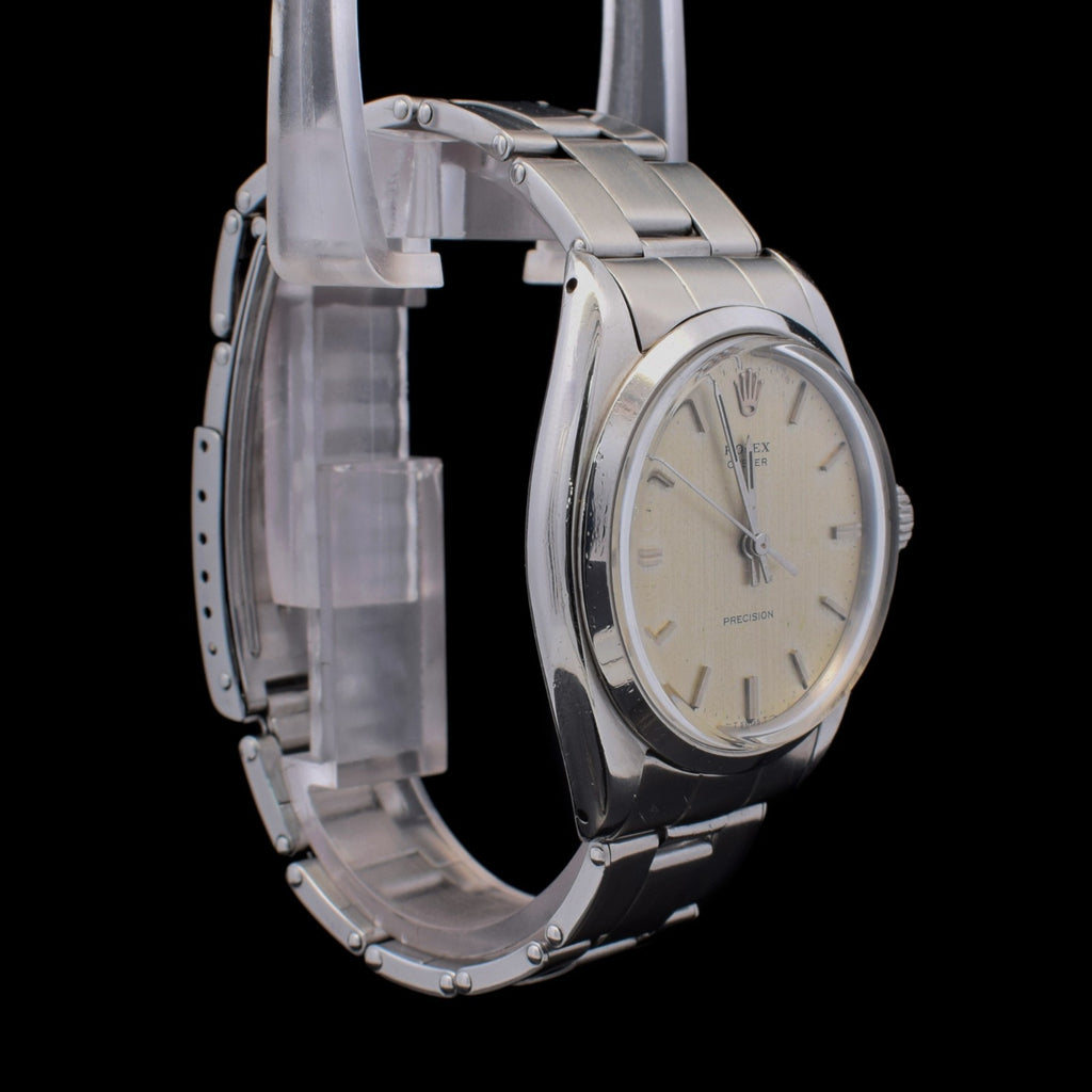 Rolex Oyster Precision 34mm | Silver Linen Dial | Manual Wind |  | Ref. 6426