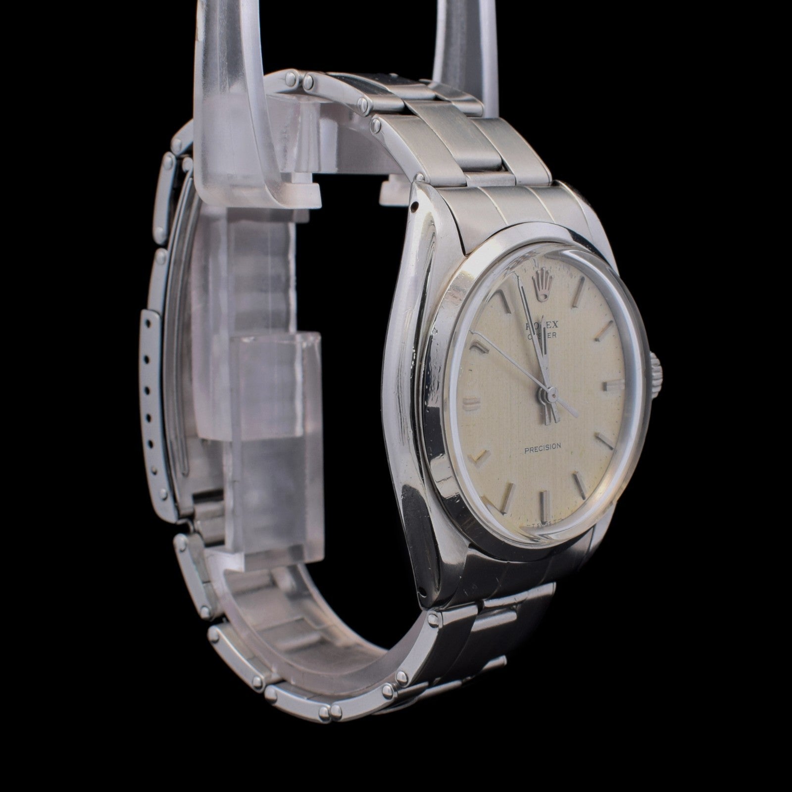 Rolex Oyster Precision 34mm | Silver Linen Dial | Manual Wind |  | Ref. 6426