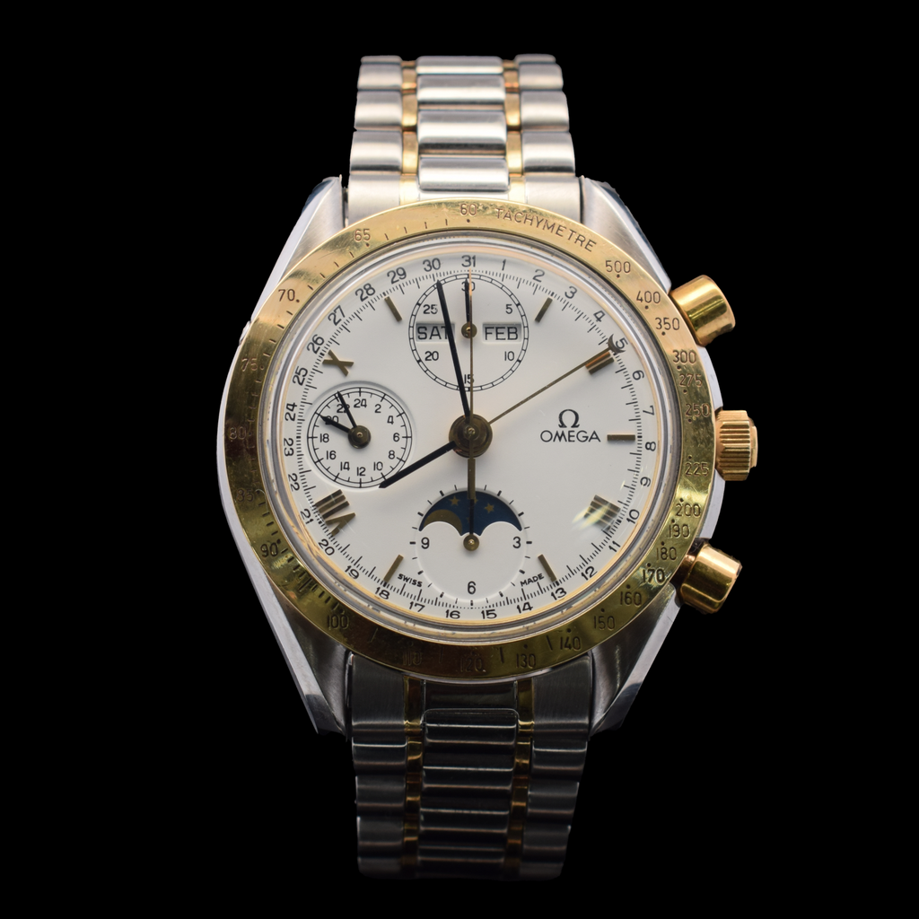 Omega Speedmaster Triple Calendar Moonphase Two Tone | Ref. 3336.20