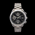 Omega Speedmaster Date | Black Reverse Panda Dial | Yellow Patina I Ref. 3511.50