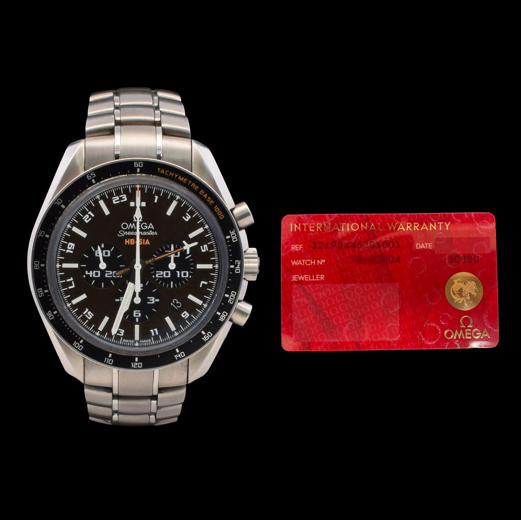 Omega Speedmaster HB-SIA Solar Impulse | Titanium Carbon-Fiber Dial