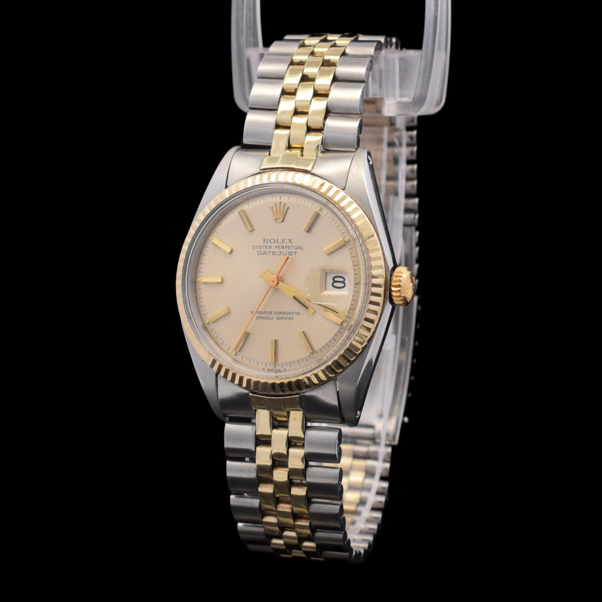 Rolex Datejust | 36mm Champagne Pie-Pan Dial | 2.09M Serial | Ref. 1601 (1969)