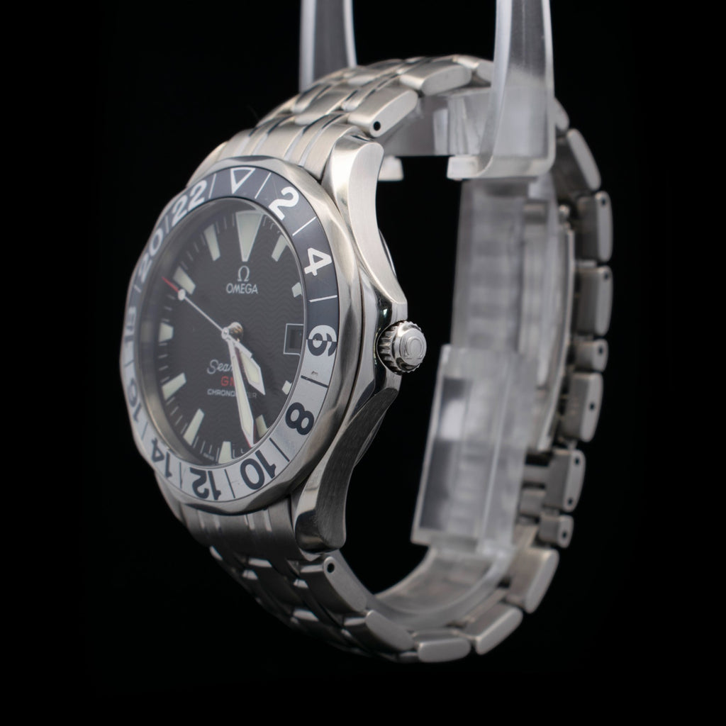 Omega Seamaster GMT 50th Anniversary | Black Wave Dial | Ref 2534.50.00 | Card