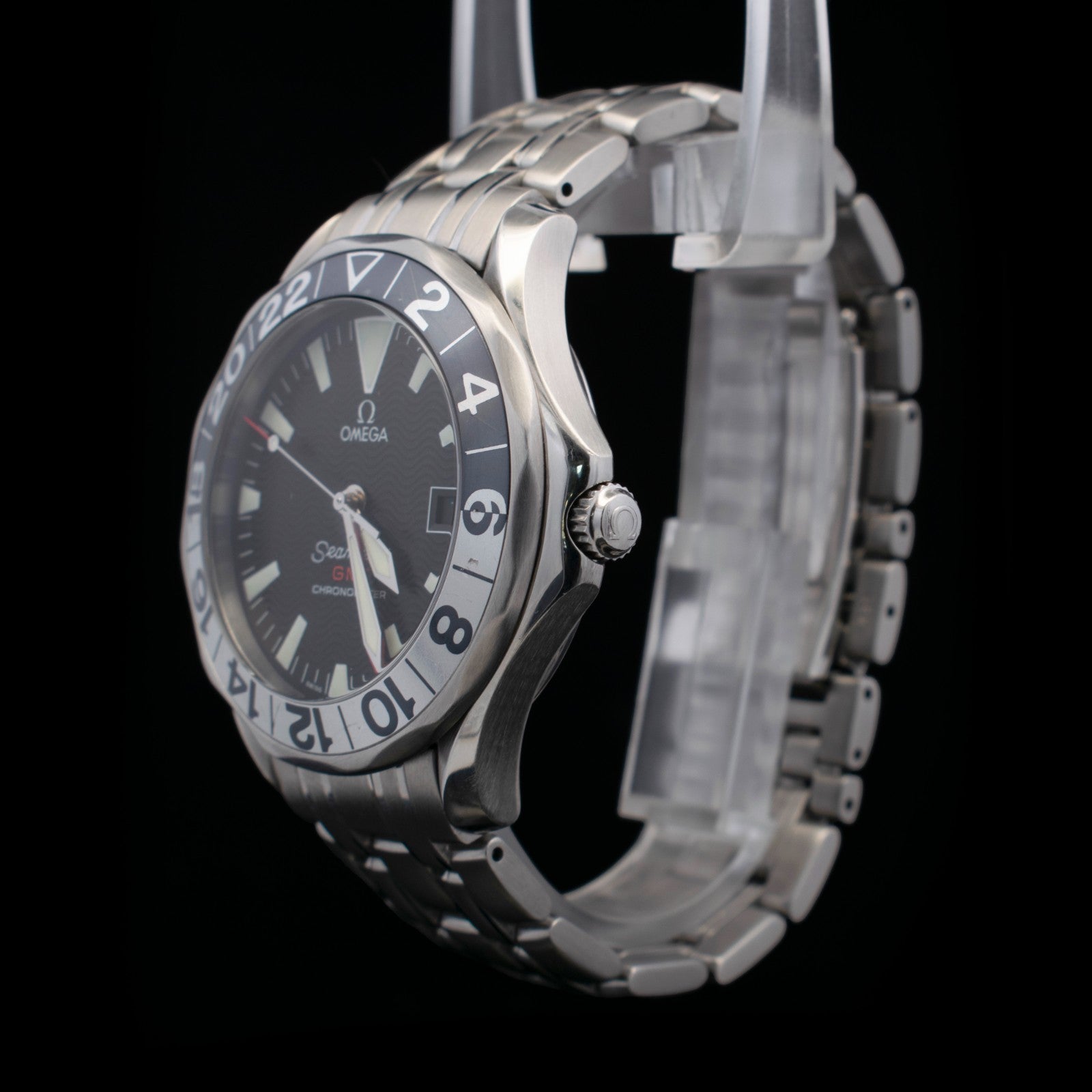 Omega Seamaster GMT 50th Anniversary | Black Wave Dial | Ref 2534.50.00 | Card