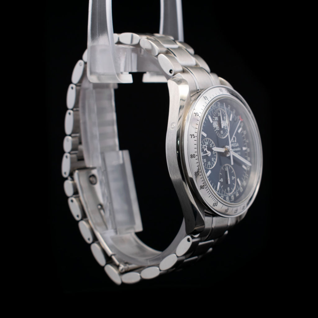 Omega Speedmaster Triple Calendar | Day-Date | 39mm Blue Dial | Ref 3523.80 I