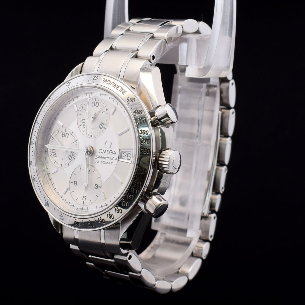 Omega Speedmaster Date | 39mm White/Silver Dial | Ref 3513.30 I