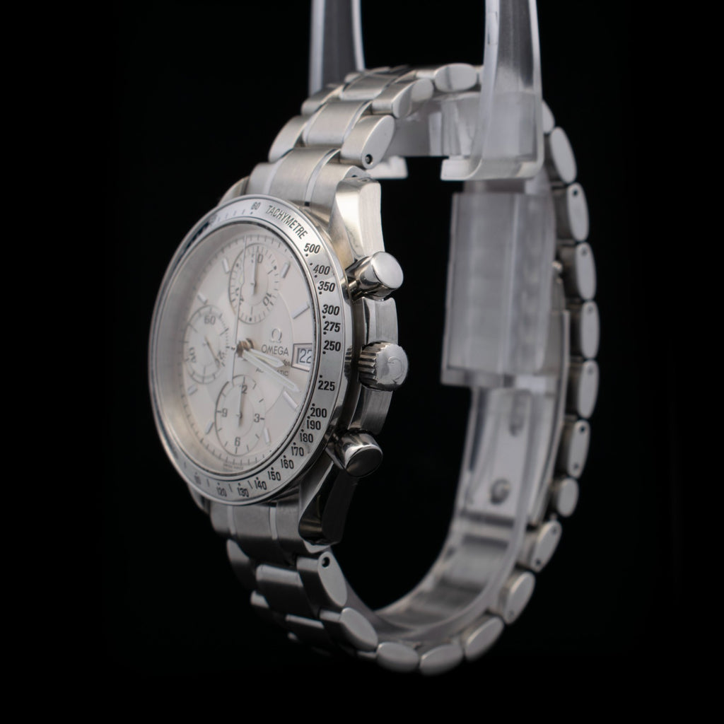 Omega Speedmaster Date 39mm | White/Silver Dial | Ref 3513.30