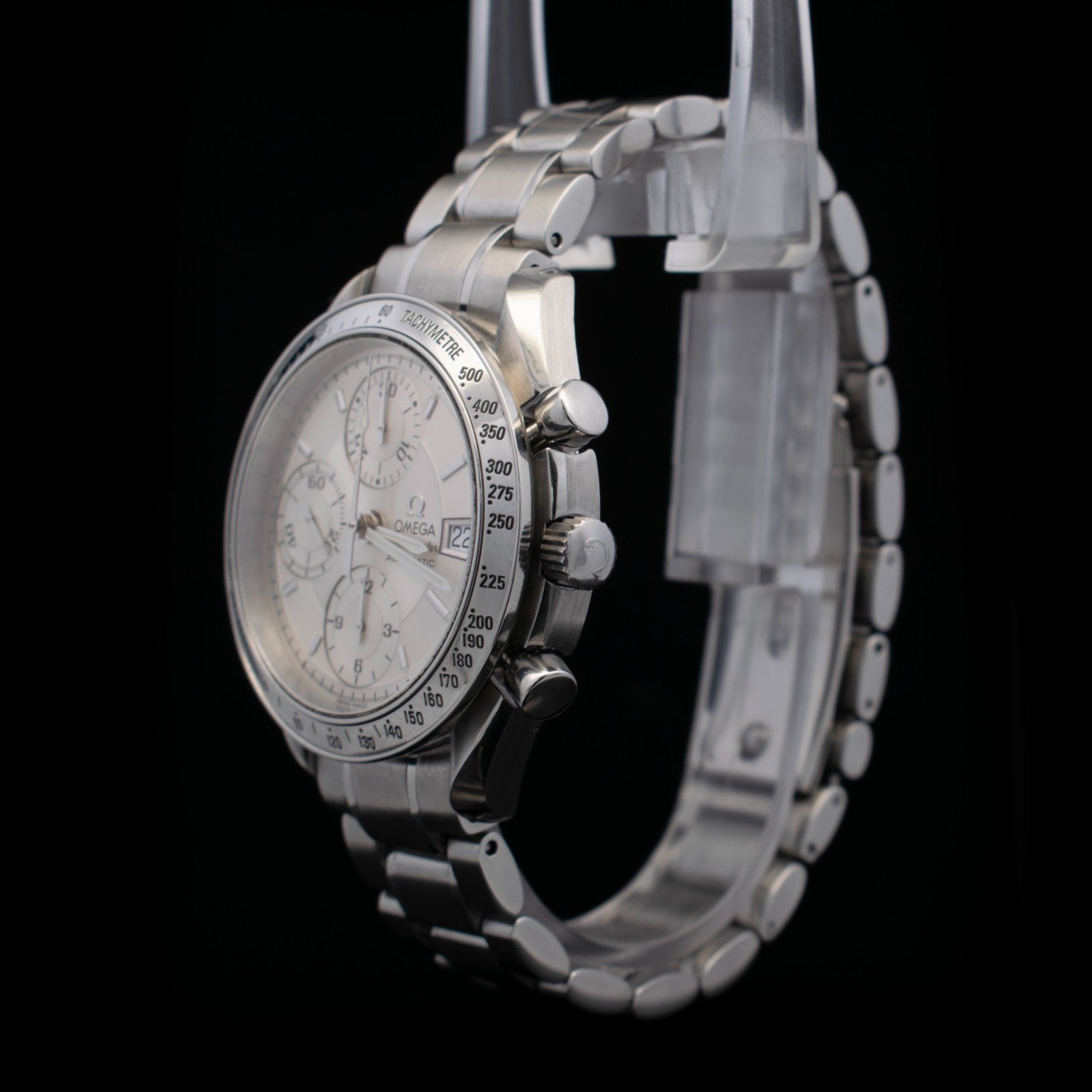 Omega Speedmaster Date 39mm | White/Silver Dial | Ref 3513.30