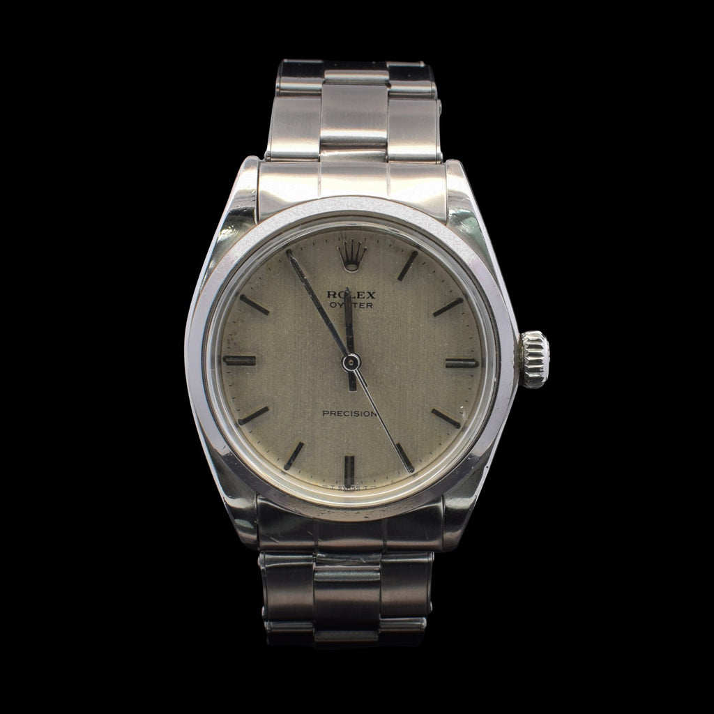 Rolex Oyster Precision 34mm | Silver Linen Dial | Manual Wind |  | Ref. 6426