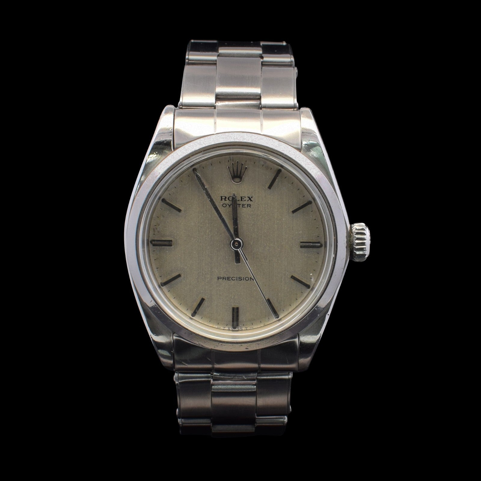 Rolex Oyster Precision 34mm | Silver Linen Dial | Manual Wind |  | Ref. 6426