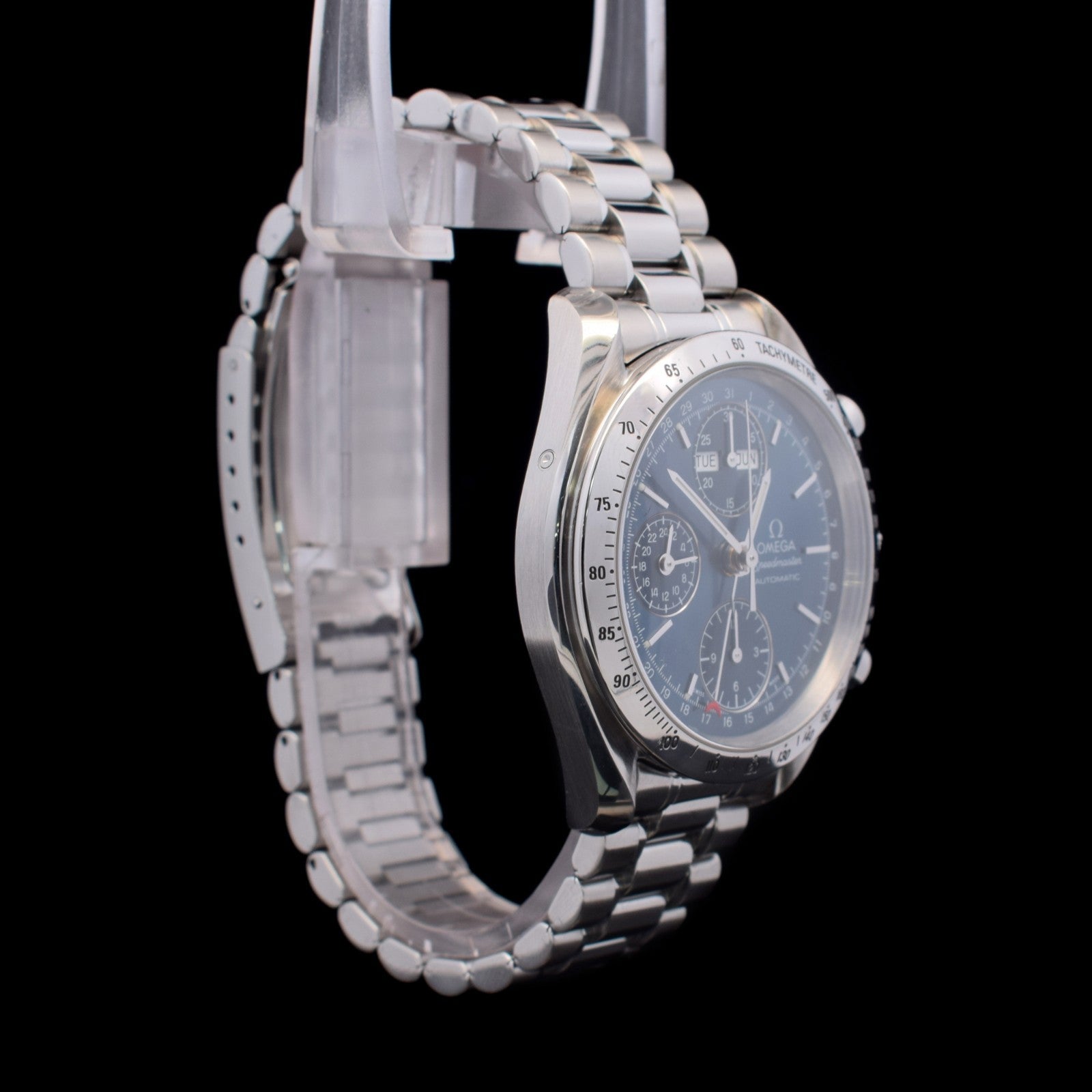 Omega Speedmaster Triple Date | 39mm Day-Date | Blue Dial | Ref. 3521.80